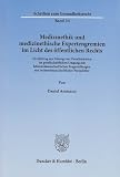 Zoom Produkt-Bild: Medizinethik und medizinethische Expertengremien im Licht des &ouml;ffentlichen Rechts: Ein Beitrag zur L&ouml;sung von Unsicherheiten im gesellschaftlichen ... aus rechtswissenschaftlicher Perspektive