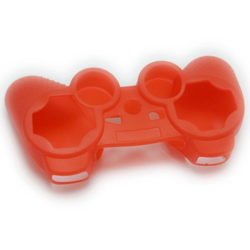 Red Silicone Protector Cover Case Skin for Sony Ps3 Playstation 3 Game Controller