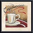 Art Poster Metal Framed Print - Cappuccino - Artist: Richard Henson- Poster Size: 12 X 12