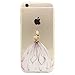 iPhone 6 Case, iPhone 6s Case, JAHOLAN Amusing Whimsical Designs Clear TPU Soft Case Rubber Silicone Skin Cover for Normal 4.7 inches iPhone 6/6s - Wedding Dress Girl