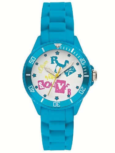 s.Oliver Unisex-Armbanduhr Silikon blau SO-2230-PQ Preisvergleich