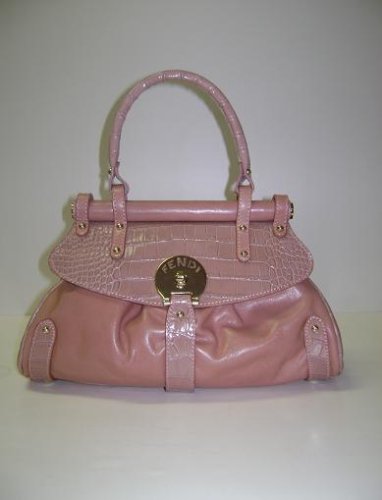 Fendi 8BN143 Pink Leather Magic Handbags