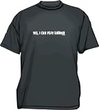 Yes, I Can Play Louder Distressed Logo Men
