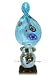 Hand Blown Fused Art Glass Wine Bottle Stopper