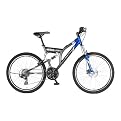 Men's Victory Dual Suspension Bike - Black/ Blue (26")