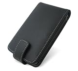 PDAIR レザーケース for iPod touch 縦開きタイプ ブラック PALCIPDTF/BL