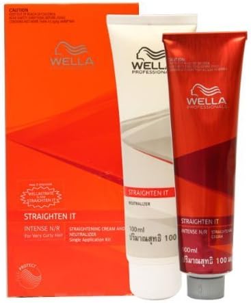 Beauty Set : 3 Units of Wella Wellastrate Straight System Intense Hair Cream [Free Facial Hair Epicare Spring A1Remover]