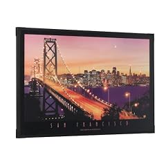 Trio-Leuchten 2556011-00 LED-Bild San Francisco, 6V, 5W, 90 x 60 cm (78 LEDs), Rahmen schwarz