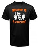 Welcome to Syracuse Man Flipping Middle Fingers T Shirt