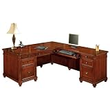Antigua Executive LDesk with Right Return West Indies Cherry