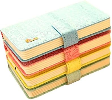 Kingfansion Fashion Style Leather Cover Notebook Journal Diary Blank String (B)