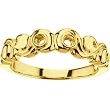 14K Yellow Gold Mother's Ring - 2 Gemstone -- YOU CHOOSE THE COLORS!