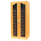 Vinotemp 440TD Provincial 440 Two Door Provincial Oak Wine Cooler Cabinet