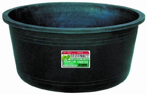 Tuff Stuff Products KMB104 Circular Tub, 15-Gallon