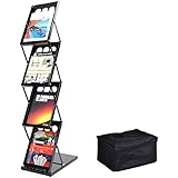MegaBrand 4 Pocket Folding Literature Rack Brochure Stand Display Holder