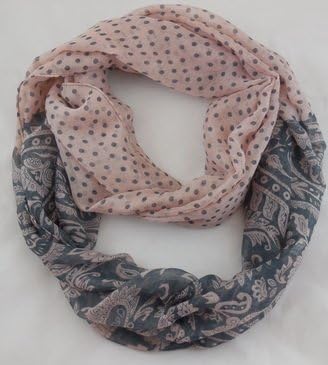 MUM52723C Two Tone Infinity Scarf