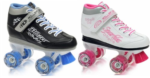 Roller Derby Sparkle Girl's Lighted Wheel Roller Skate