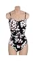 It Figures! Tummy Thinner Collection Mahalo Drape Bandeau Tank Swimsuit