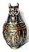 Egyptian Bastet *Bronze Canopic Jar Cat Burial Urn
