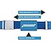 Luggage Straps, Adjustable Non-Slip Baggage Belts - Suitcase Bands for Your Travel Bag (1 Strap, Blue 1pk)
