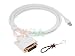 OKEBA 6 Feet Mini DisplayPort | ThunderBolt Male to DVI Male Cable Adapter for Apple Macbook, Macbook Pro, iMac, Macbook Air, Mac Mini Laptop + One Cool Skull Key Chain Charm At Random Color
