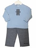 Boys Colour woven & Knitted Top Teddy Pyjama
