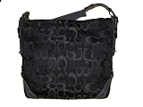Coach Large Black Grey Op Carly Hobo Handbag 13981 41%2Bb3j0gQGL. SL160 Coach Large Black Grey Op Carly Hobo Handbag 13981