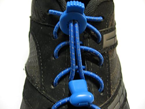 Blue No Tie Shoelaces - By Desired Source