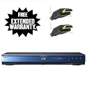Sony BDP-S350 1080p Blu-Ray Disc Player With A 1-Year Extended Warranty Service Plan & High Speed HDMI Cable (2 meters)