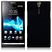 Sony Xperia S LT26i Hybrid Rubberised Back Cover Case / Shell Shield (Solid Black)