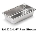 Vollrath Super Pan V 1/4 Size S/S 3 Qt. Steam Table Pan Vollrath Super Pan V 1/4 Size S/S 3 Qt. Steam Table Pan