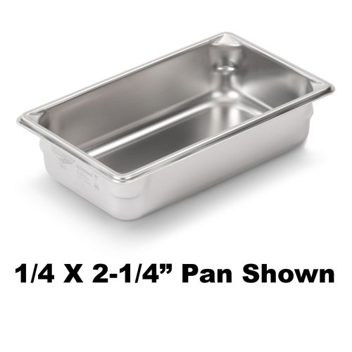 Vollrath Super Pan V 1/4 Size S/S 3 Qt. Steam Table Pan Vollrath Super Pan V 1/4 Size S/S 3 Qt. Steam Table Pan