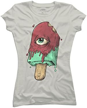 EyeCream Women's X-Large Silver Graphic T Shirt - Design By Humans