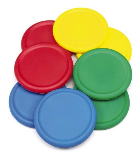 (Price/set)Everrich EVM-0006 Foam Flying Discs - set of 6 colors, 8 3/4
