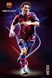 Football Posters: Barcelona - Messi Poster - 24x36 Poster Print, 24x36 Sports Poster Print, 24x36