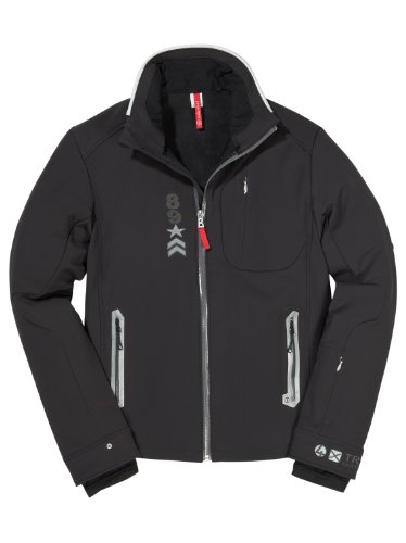 BOGNER FIRE + ICE Herren Softshelljacke CLARK, black, 46