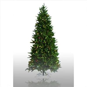 7' Prelit Colorado Spruce Artificial Christmas Tree Light Color: Multicolored Lights