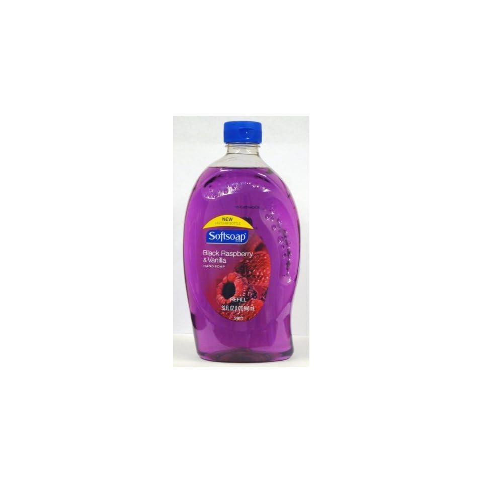 Softsoap Liquid Hand Soap Refill, Black Raspberry & Vanilla, 32 Fl Oz 