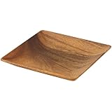 Pacific Merchants Acaciaware 7-Inch Acacia Wood Square Plate