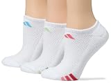 Adidas Womens Variegated No Show Socks, 3-Pack