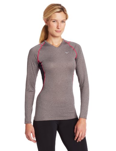 Mizuno Running Women's Breath Thermo/Wool V-Neck Tee