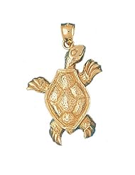 CleverEves 14K Gold Pendant Turtles 13.2 - Gram(s)
