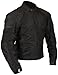 Milano Sport Gamma Motorcycle Jacket (Black, XXX-Large)