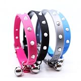 Glow Spikes Snag-proof Safety Waterproof Collar for Small Dogs and Cats - X-Small