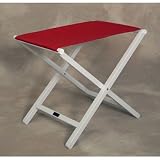 White Frame Monterey Large Foot Stool Color