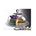 Price Comparison : Laura Glass 12-Inch Pedestal Cake Plate with Etched Dome, Clear