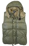 Polo Ralph Lauren Mens Peak Down Vest, Olive