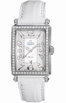Gevril Women's Glamour Automatic White Diamond Watch #6209NV