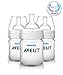 Philips Avent Classic Plus Baby Bottles, 4 Ounce (3 Pack)