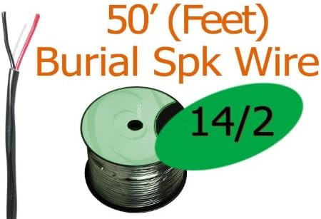 14/2 Awg 50 ft Oxygen Free Direct Burial Rated Speaker Wire FT4 (New)